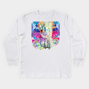 HELLAS, ATHENS, GREECE Kids Long Sleeve T-Shirt